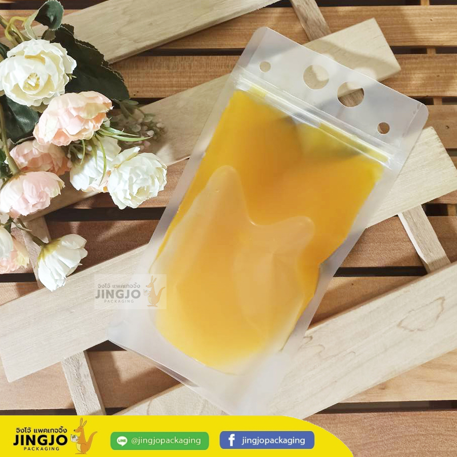ถุงใส่น้ำเนื้อMatte-หูหิ้ว-ตั้งได้2