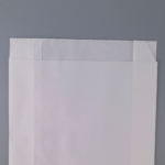 ถุงกระดาษคราฟท์ สีขาว (ถุงเฟรนฟราย) ก้นแบน